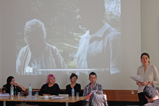 Panel-group with Eveline Dürr